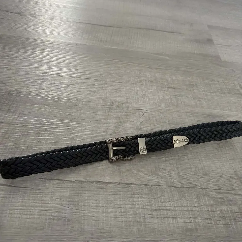 Enfants Riches Deprimes Port Of Souls Braided Leather Belt